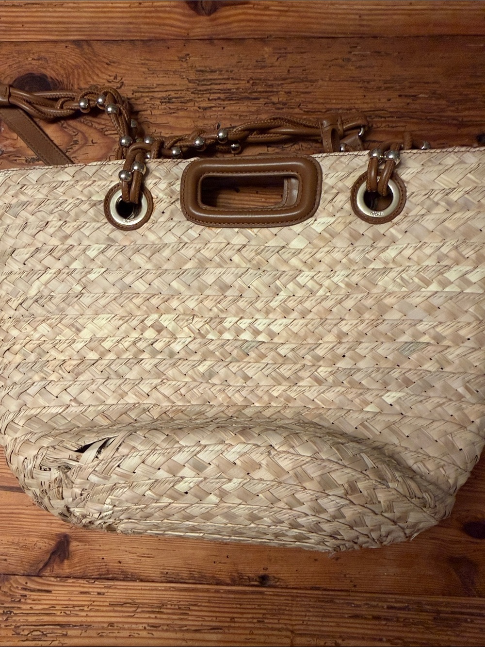 Maje Raffia Bag - Picture 3 of 10